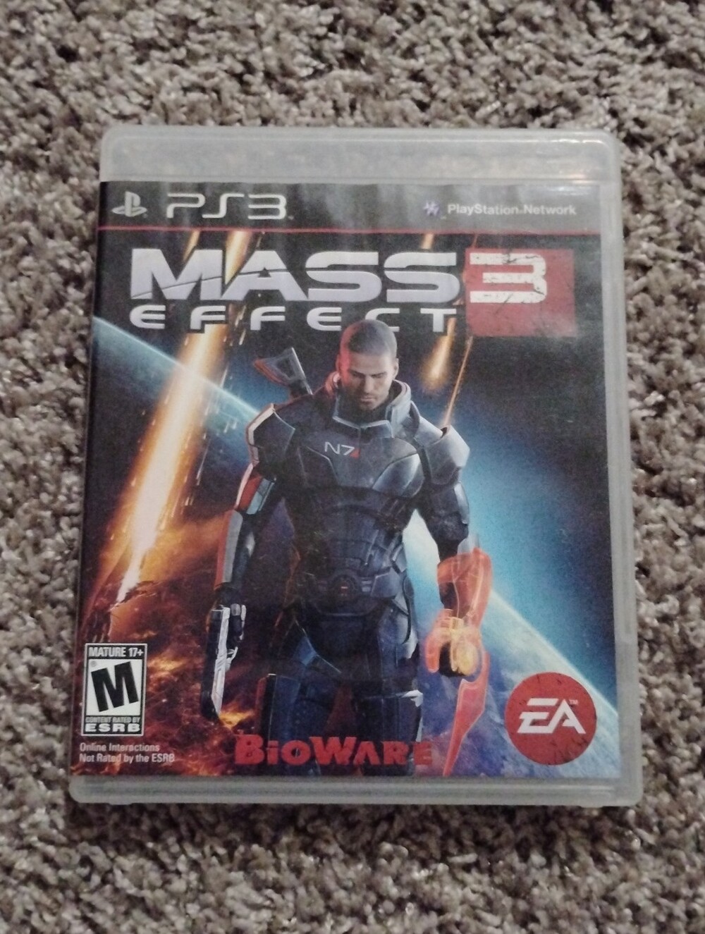 Mass Effect 3 (Sony PlayStation 3, PS3) Complete with Case & Disc - Tested
